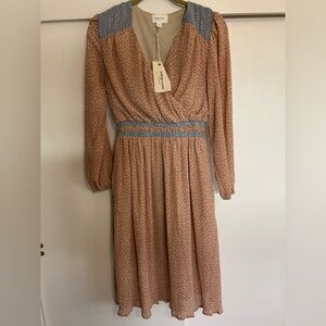 Orange Creek dress floral blush